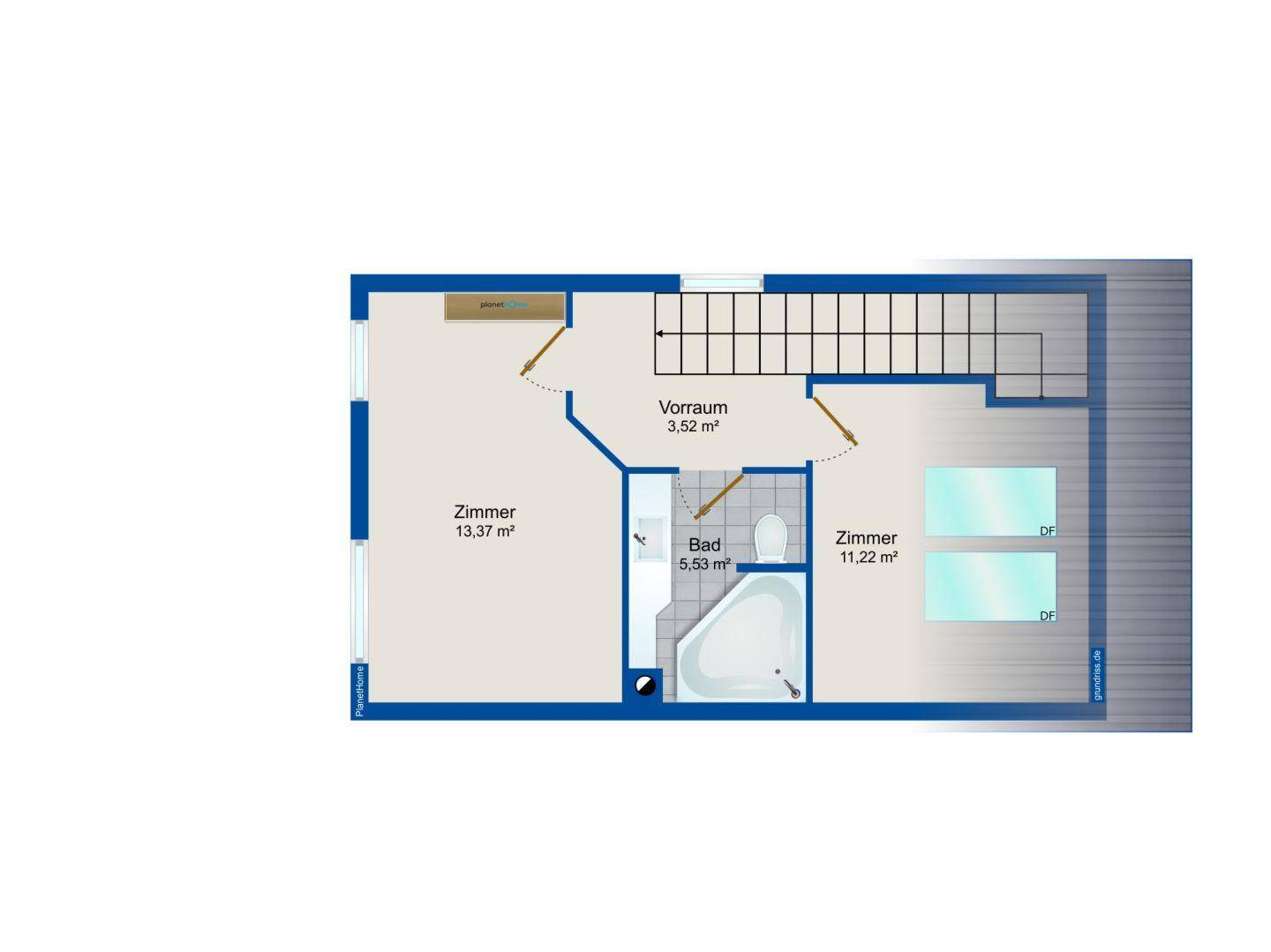 Grundriss Obergeschoss