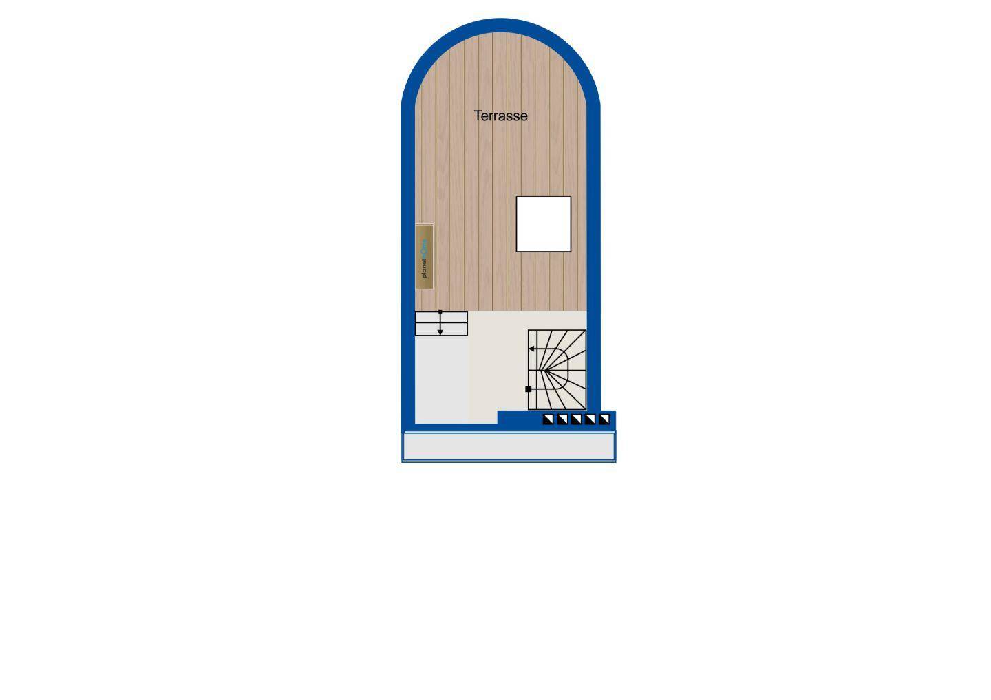 Grundrissplan Terrasse