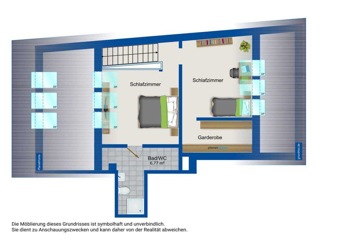 Grundriss Ebene 2