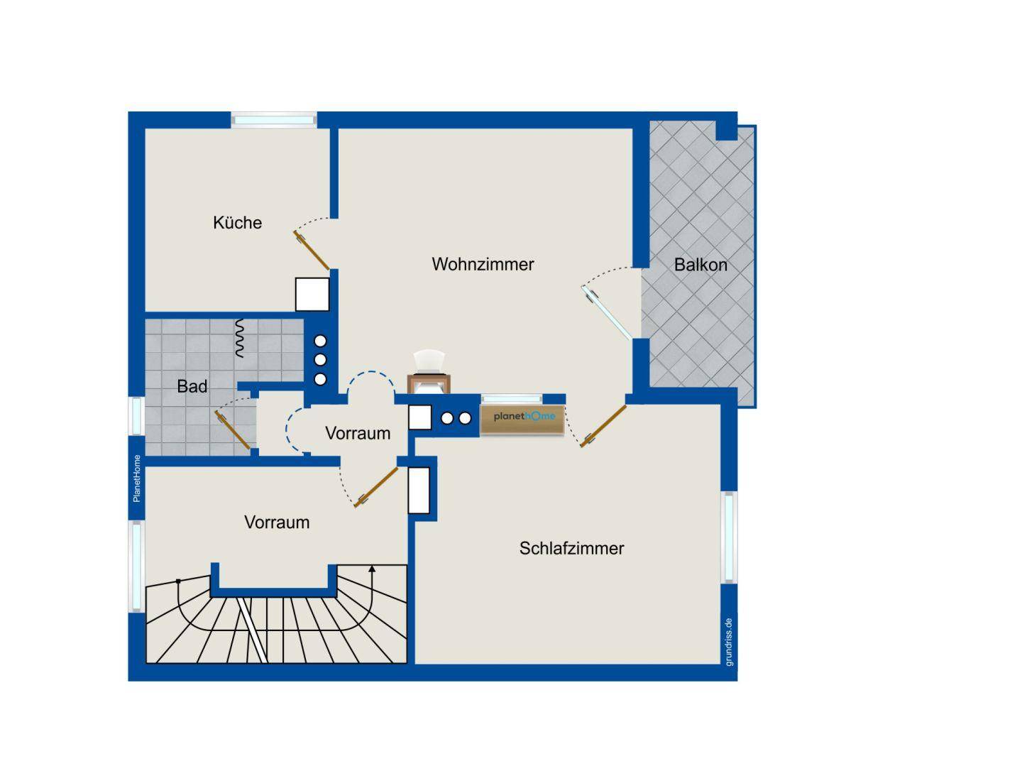 Grundriss 1 Obergeschoss