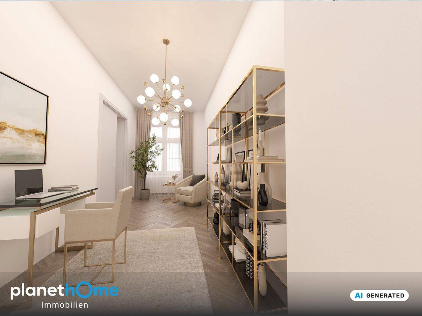 Arbeitszimmer Staging