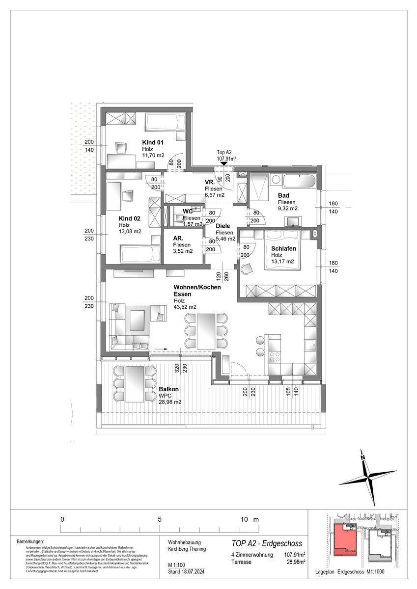 Attraktive 4-Raum Eigentumswohnung im Erdgeschoß mit großem Balkon – Energieeffizient und komfortabel - Ansicht 2