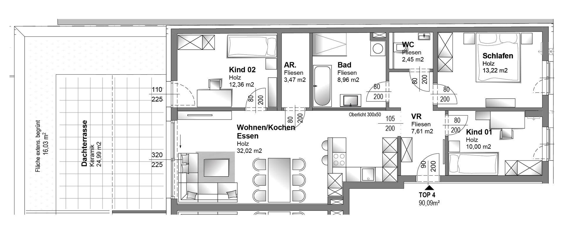 Hauptstraße Urfahr | Stilvolle Neubauwohnung mit 25 m² Terrasse - Provisionsfrei! - Ansicht 2