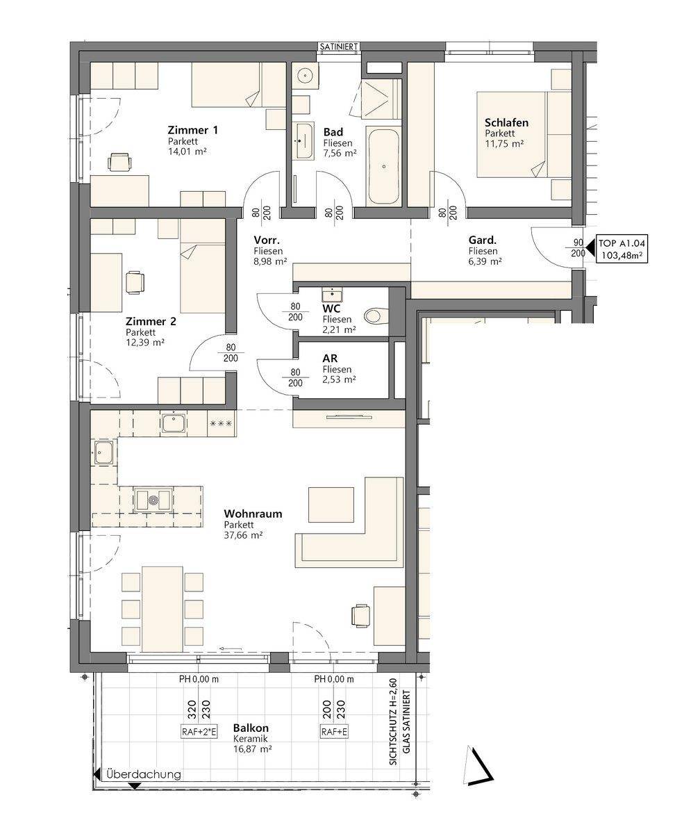 Linz-Pichling | Biberweg - Top-Lage - Neubau - Wohnbauförderung möglich! - Ansicht 6