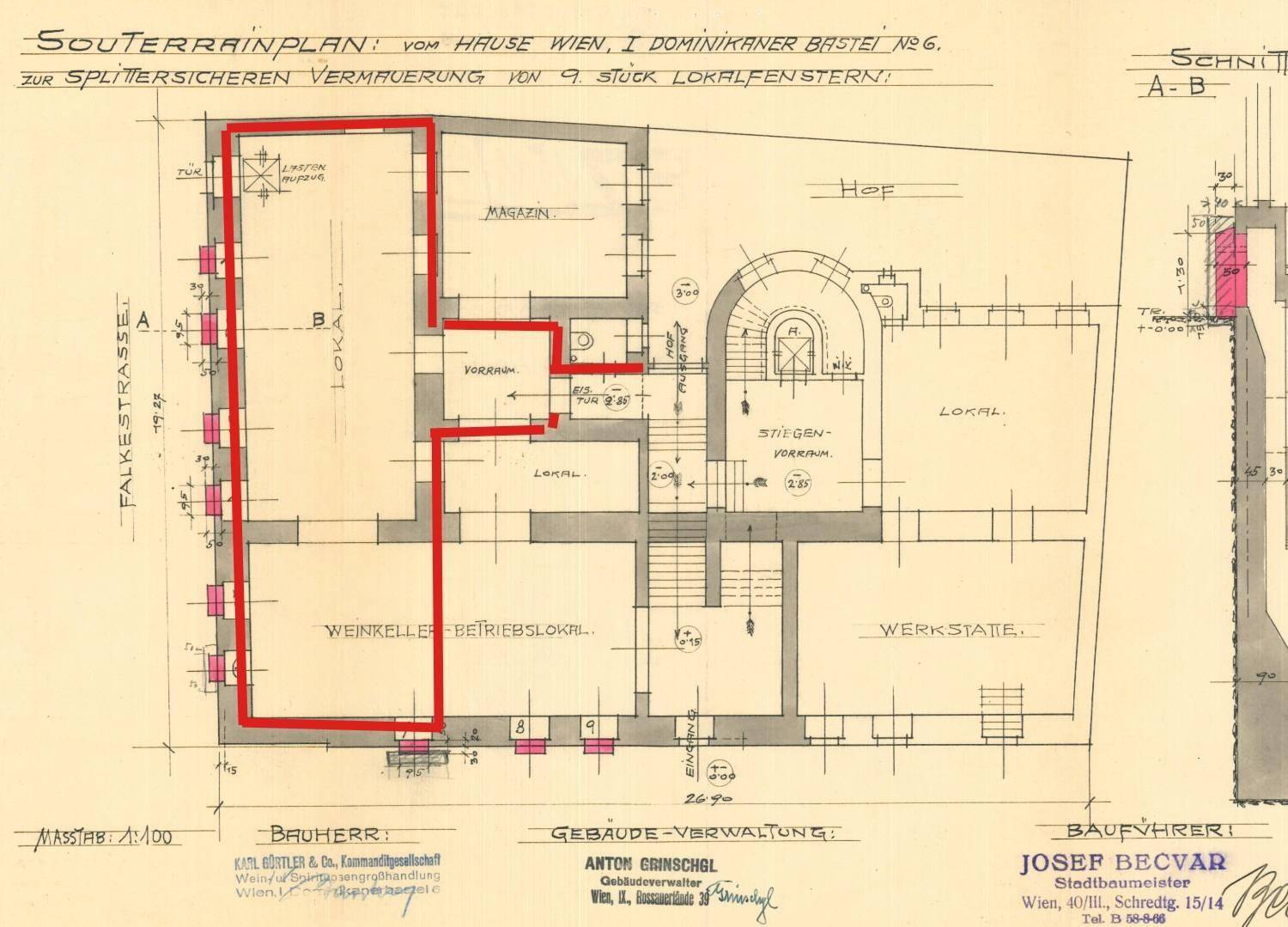 Plan Top Keller
