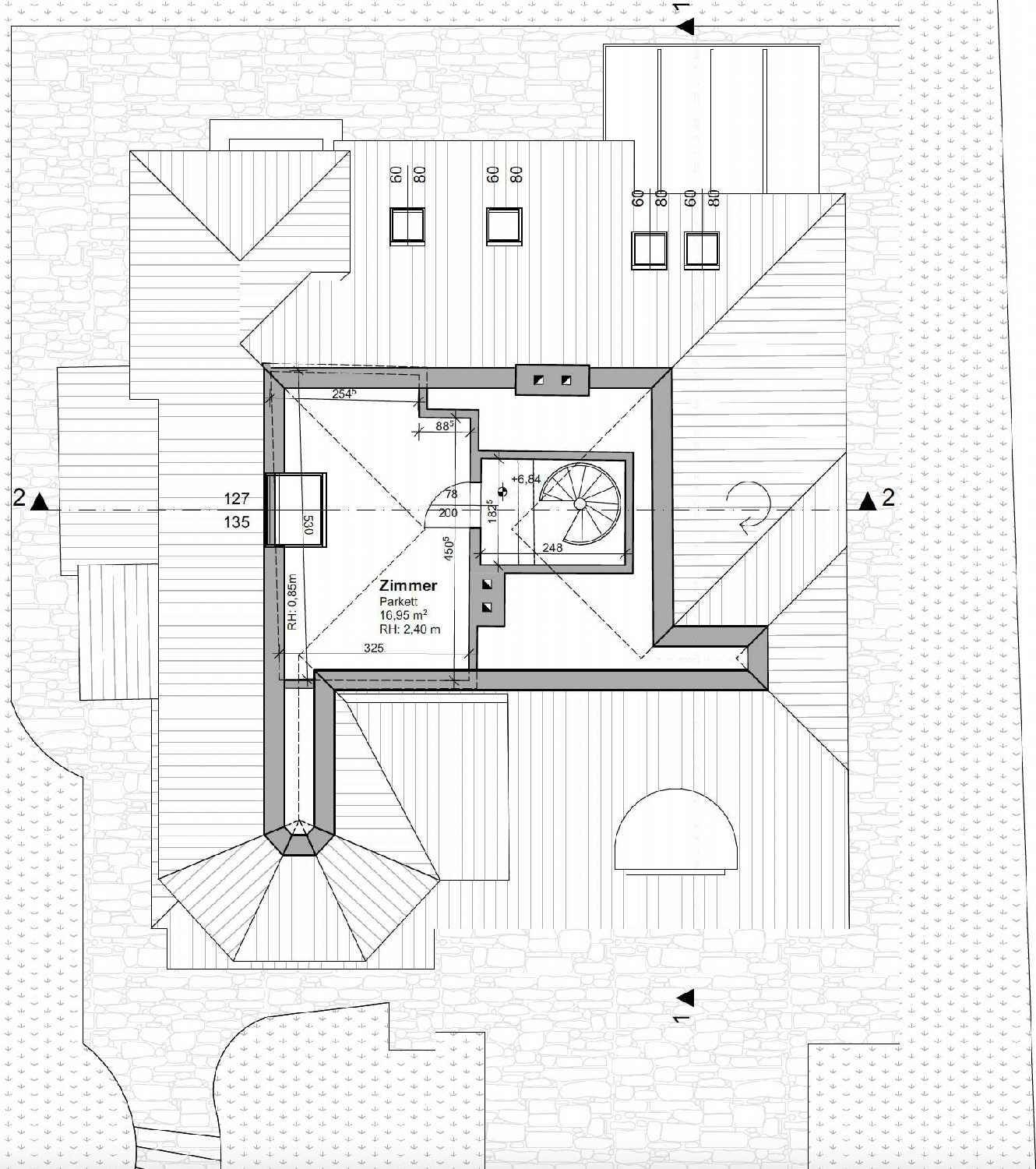 Plan Dachgeschoss