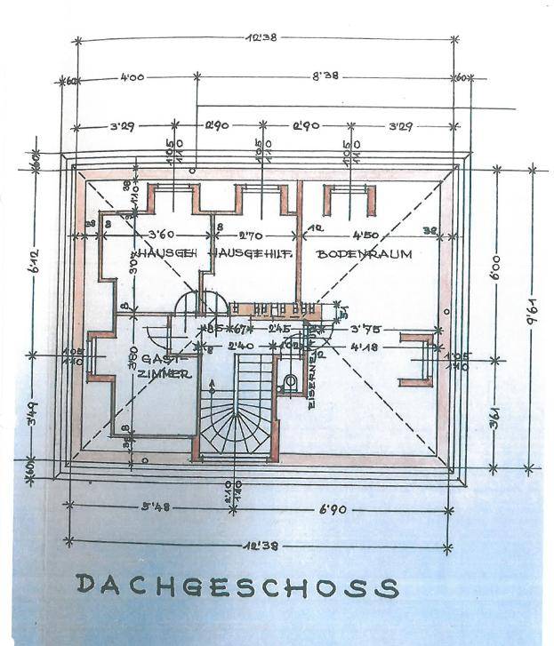 Plan Dachgeschoss
