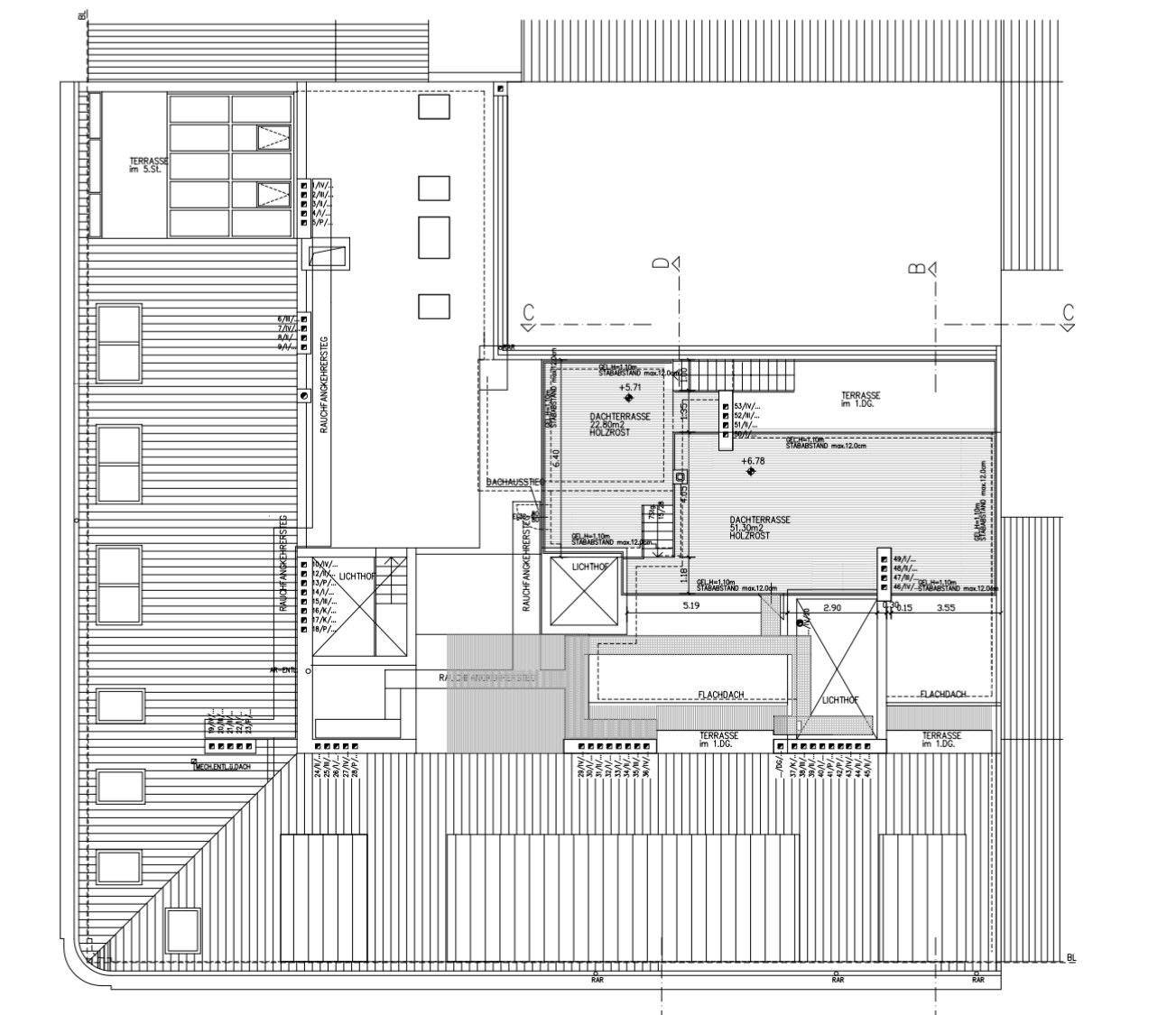 Plan DACHTERRASSE