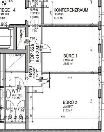 Plan Stiege 4 1.OG T