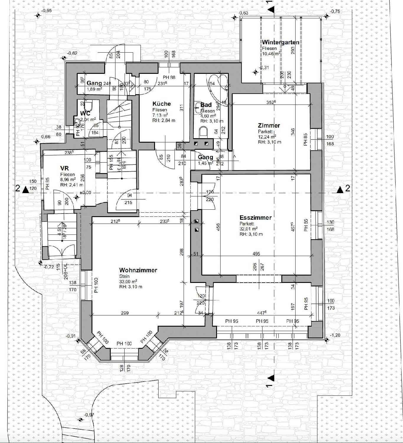 Plan Erdgeschoss