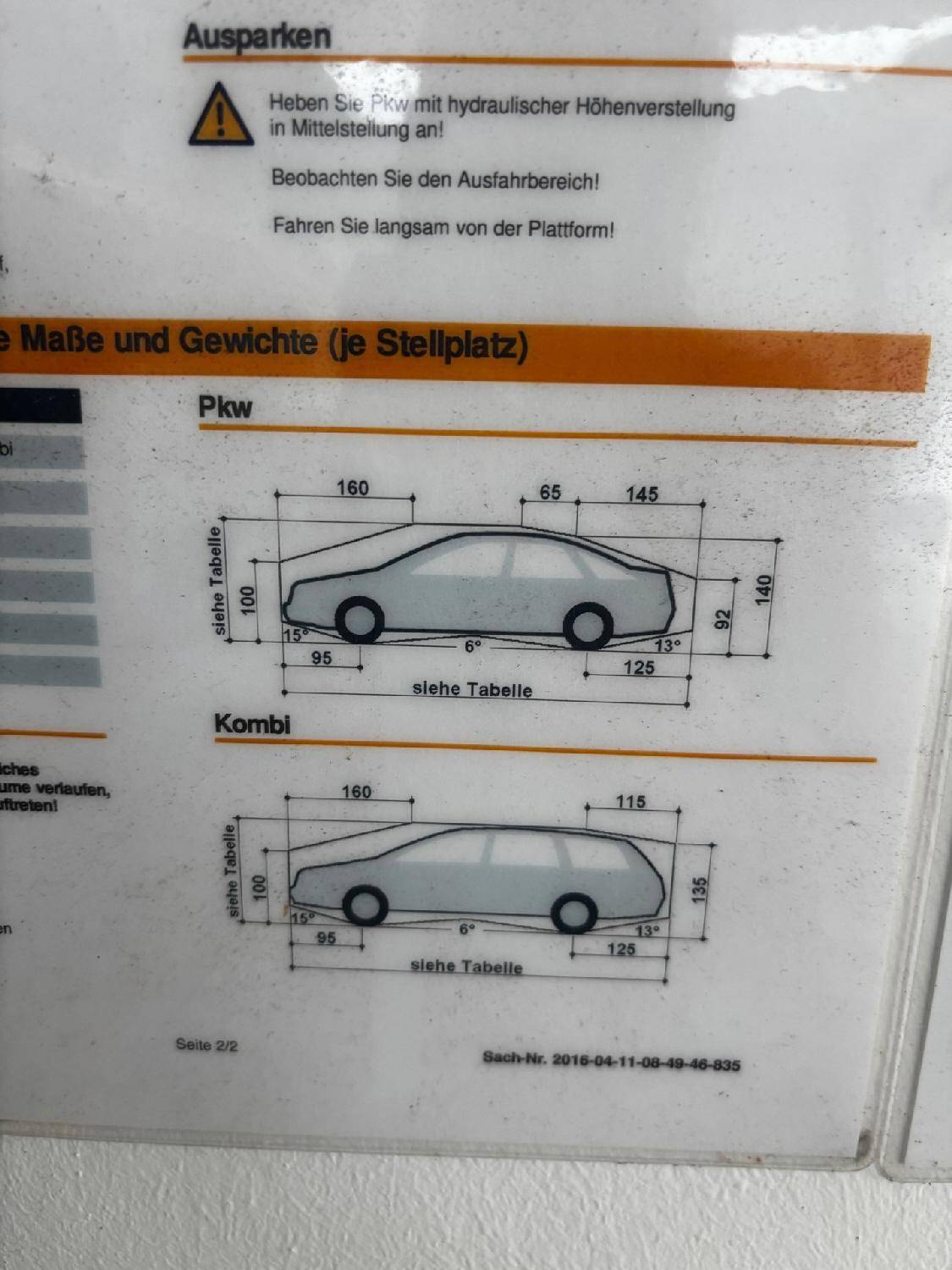 Datenblatt Maße