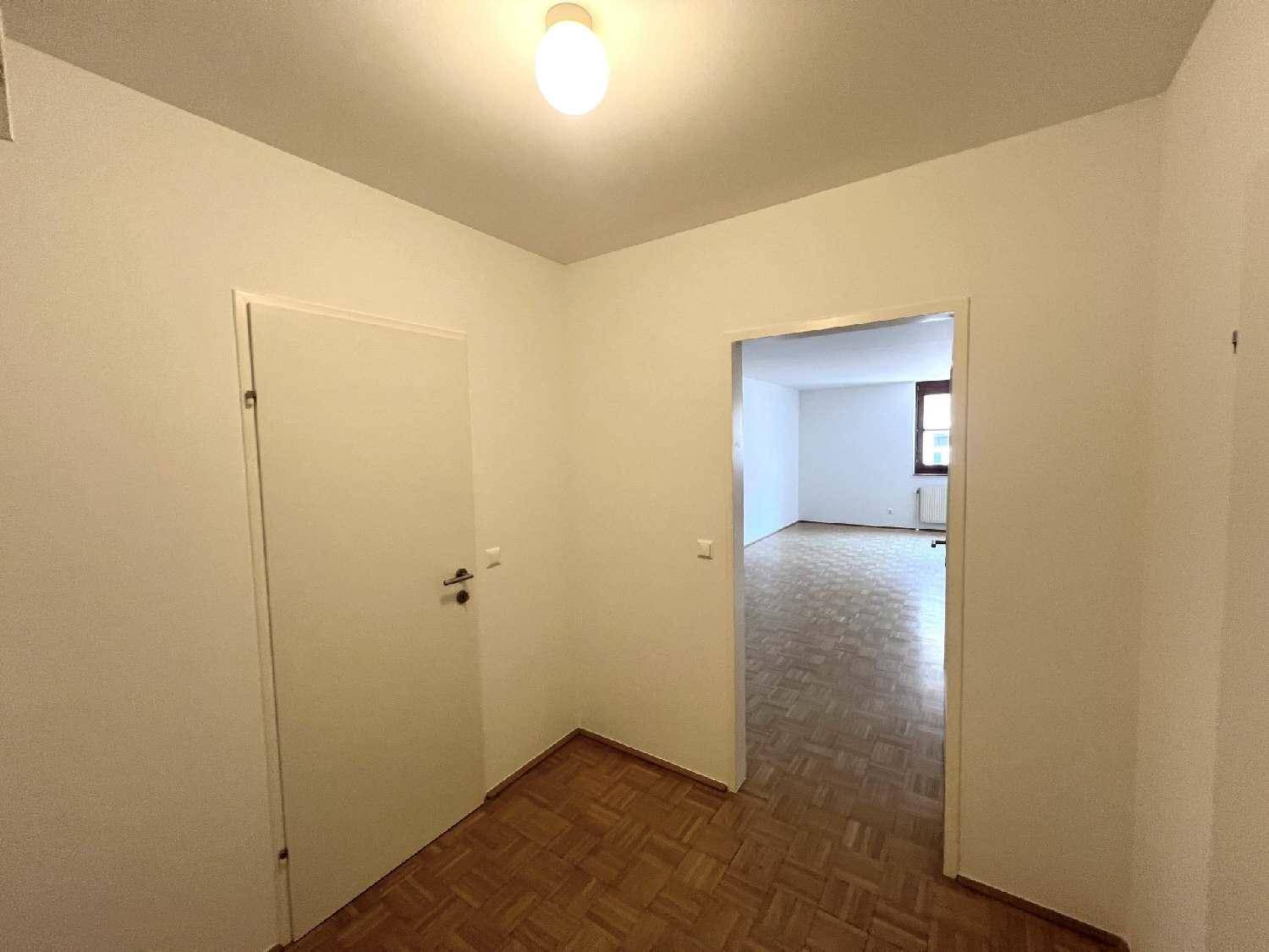 Heller Flur mit Parkettboden und Zugang zu weiteren Räumen der Wohnung.