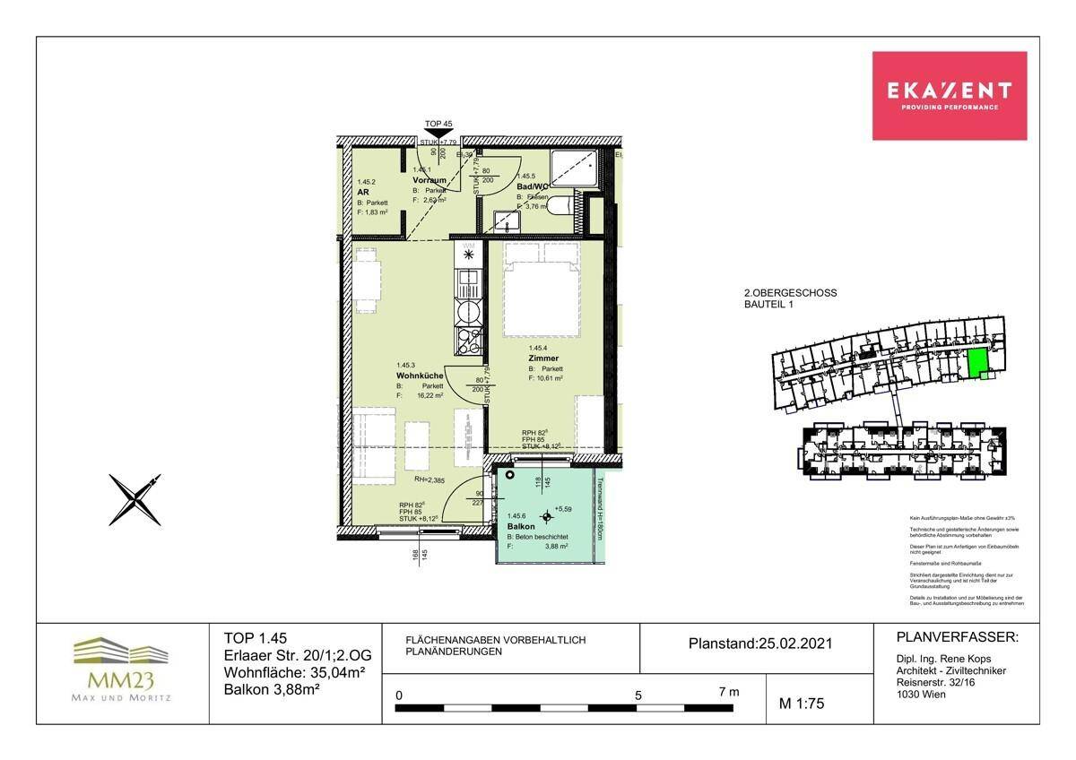 MM23 Wohnungspläne_Stg.1 Top 45
