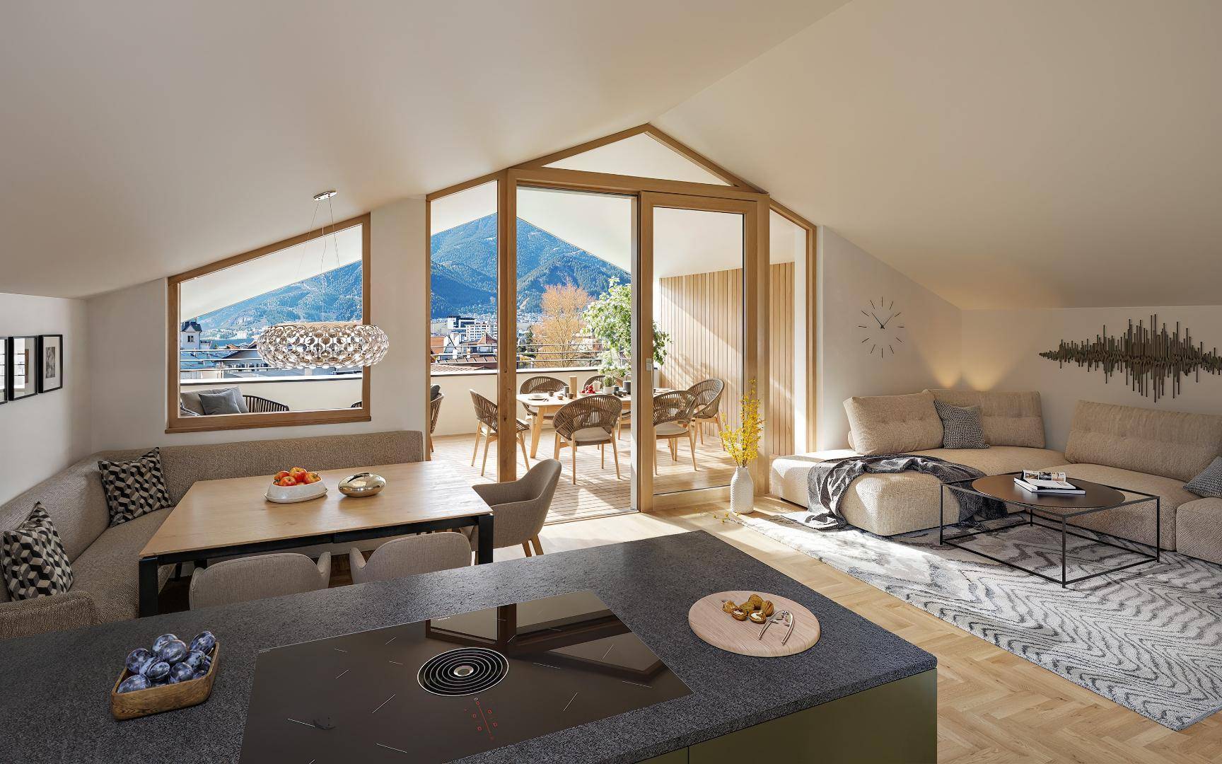 Exklusive 3-Zimmer-Stadtwohnung im 2. Obergeschoss - Top 5 - Neubauprojekt im Herzen von Schwaz – pohled 3