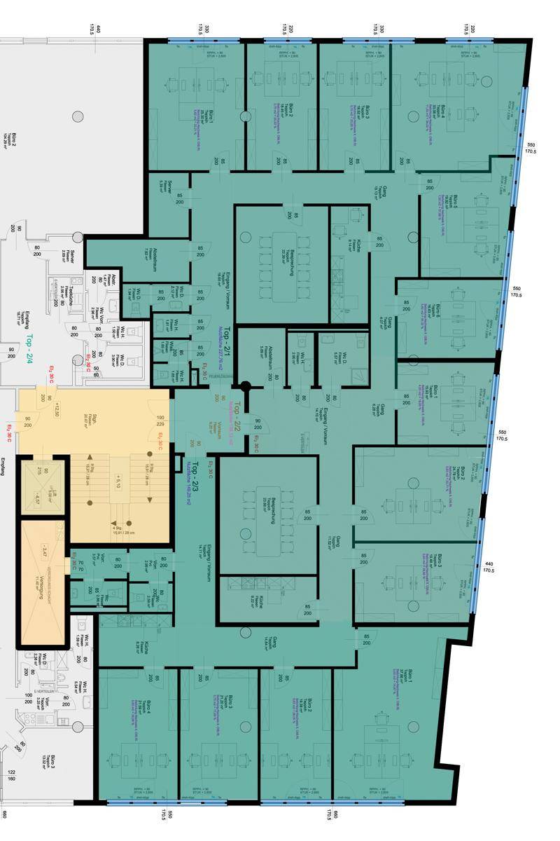 Grundriss 2. OG ehem. Babywunschklinik_ Top 207_fertig
