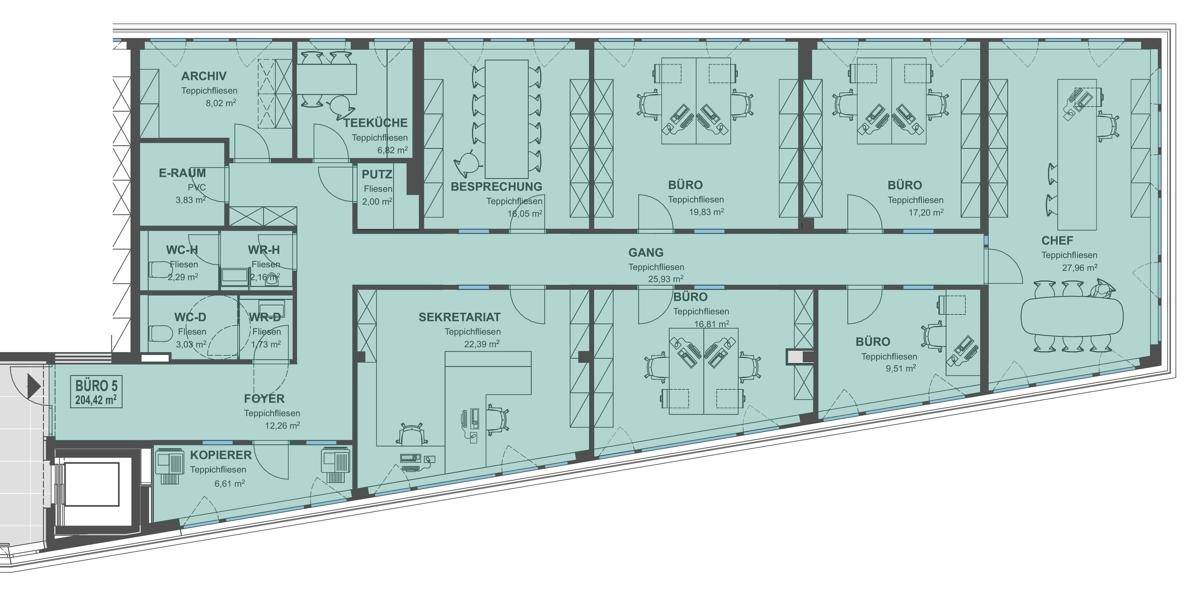 hoelzl hubner immobilien modernes buero salzburg-sued