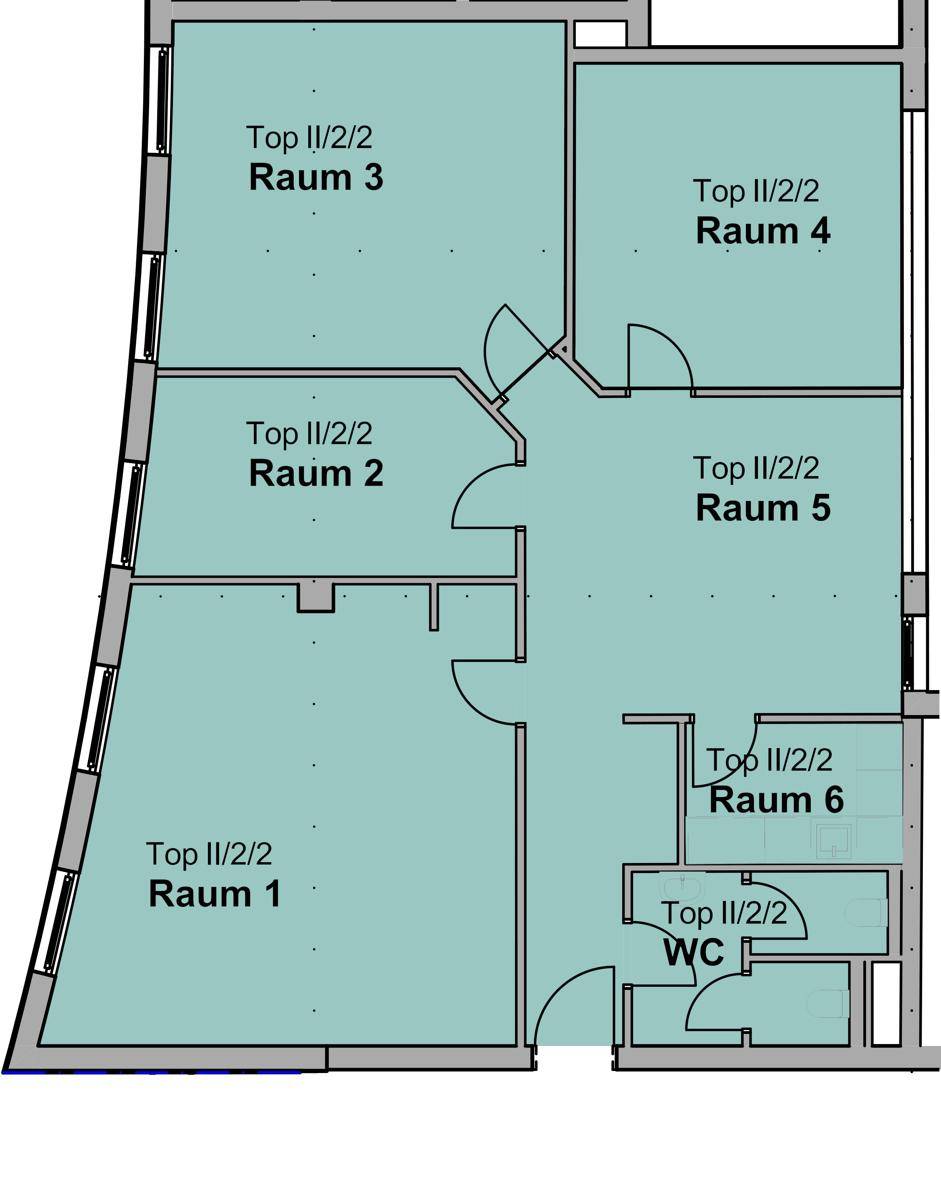 Helles Büro mit effizienter Raumaufteilung - Widok 5