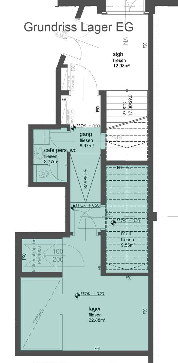 Modern gestalteter Innenbereich mit geschwungener Theke und stilvoller Dekoration, ideal für eine Lounge oder Bar.