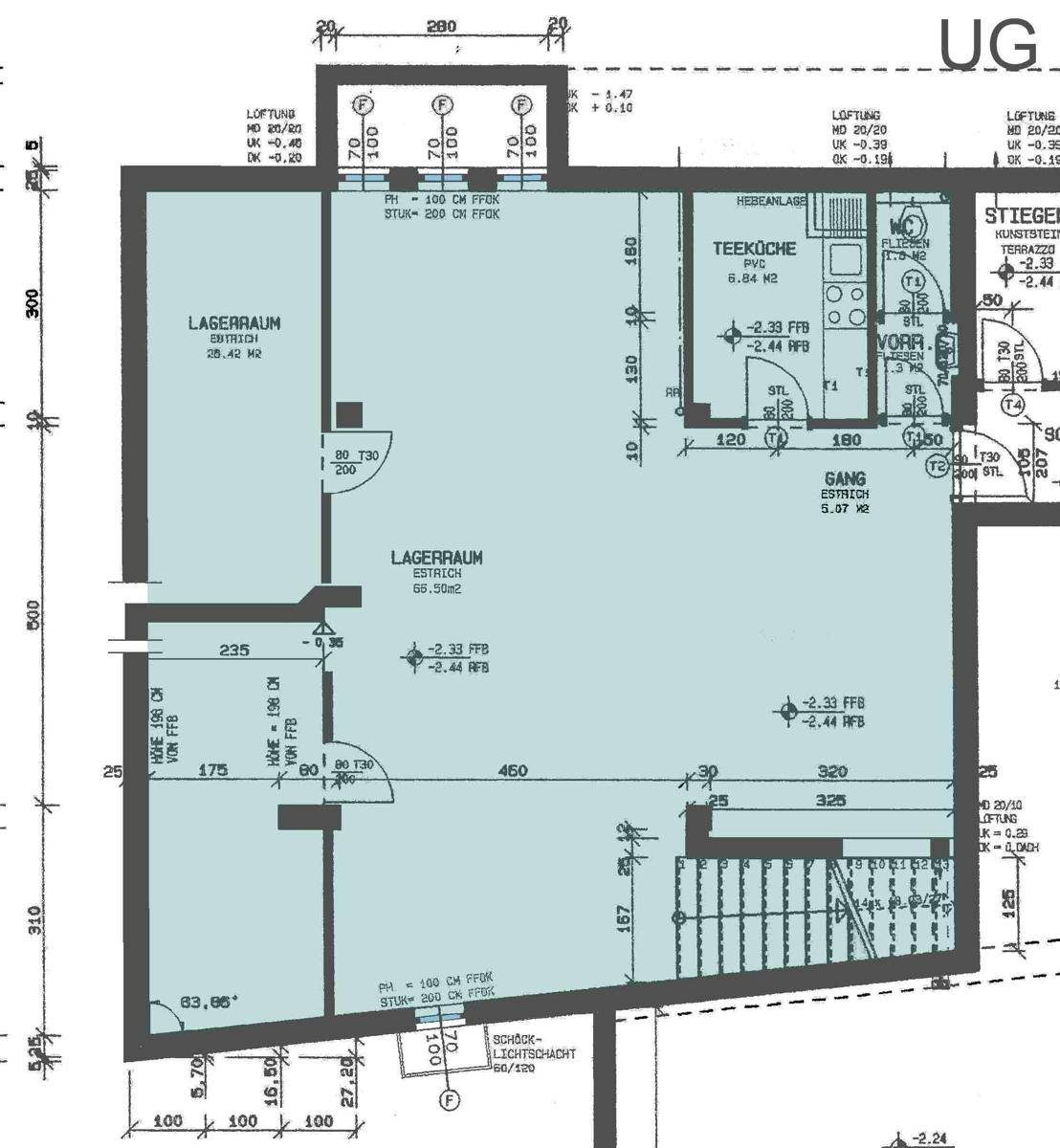 hoelzl hubner immobilien geschaeft grundriss ug