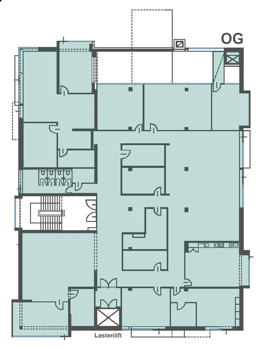 hoelzl hubner immobilien loft - buero, ausstellung, showroom - grundriss og