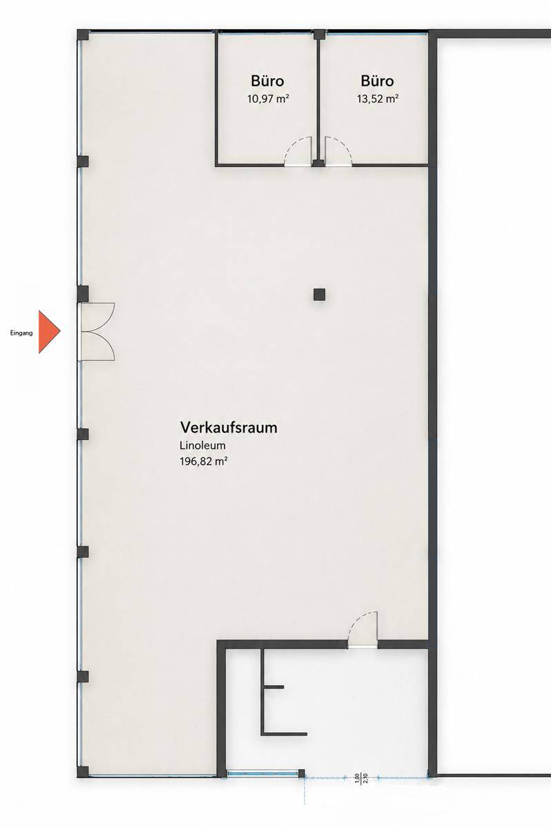 Gewerbefläche mit Büroeinheiten in guter Lage - Ansicht 5