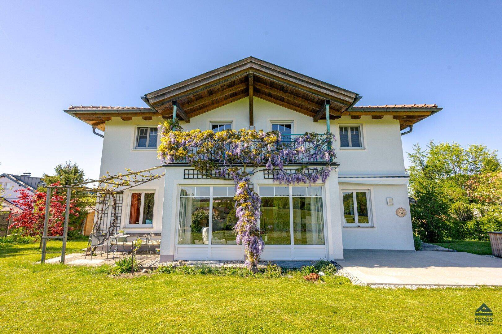 Einzigartige Wohlfühloase mit Sauna und Weitblick - Wallersee – pohled 2