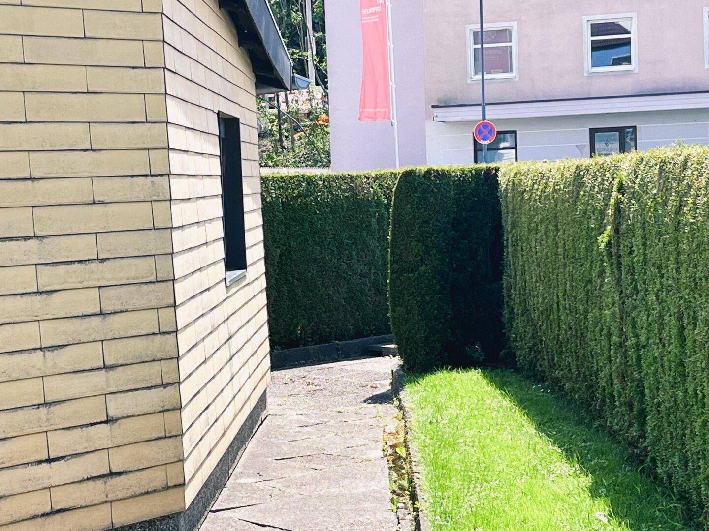 Zugang hinten