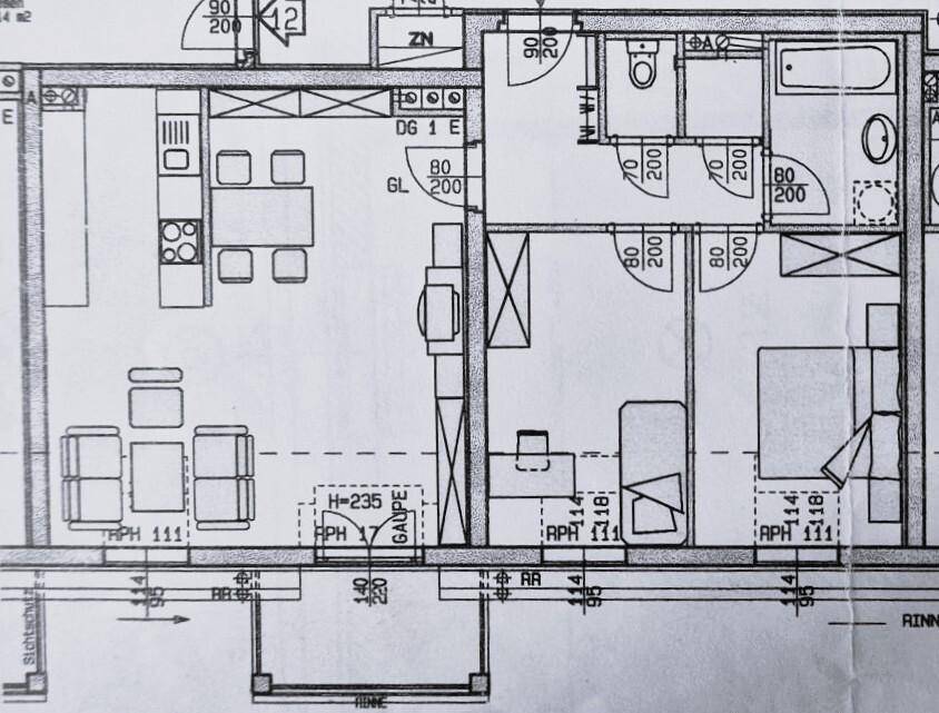 Grundriss Wohnung