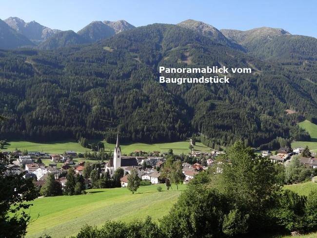 Sillian Panoramablick vom Grundstück