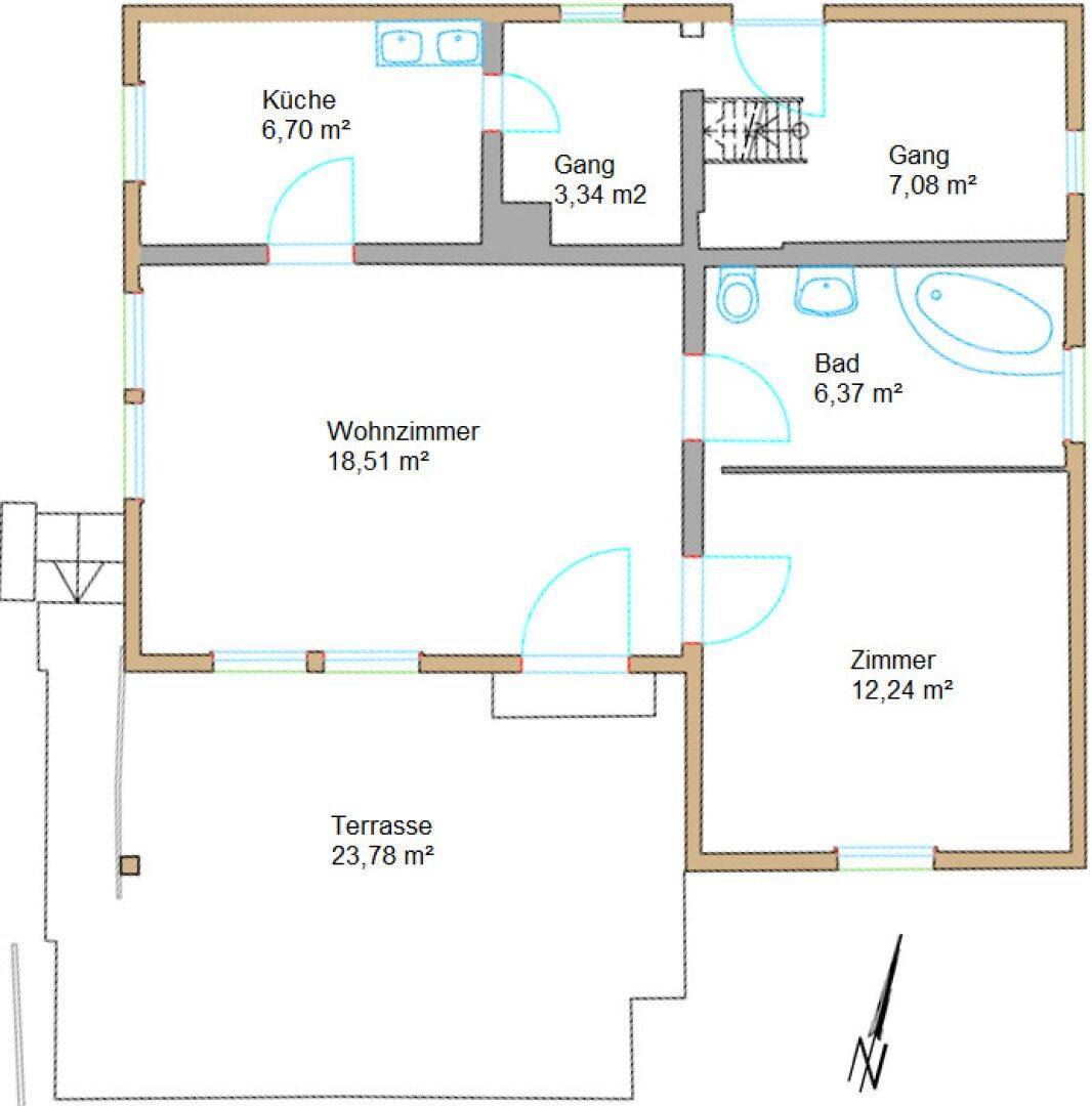 Grundrissplan