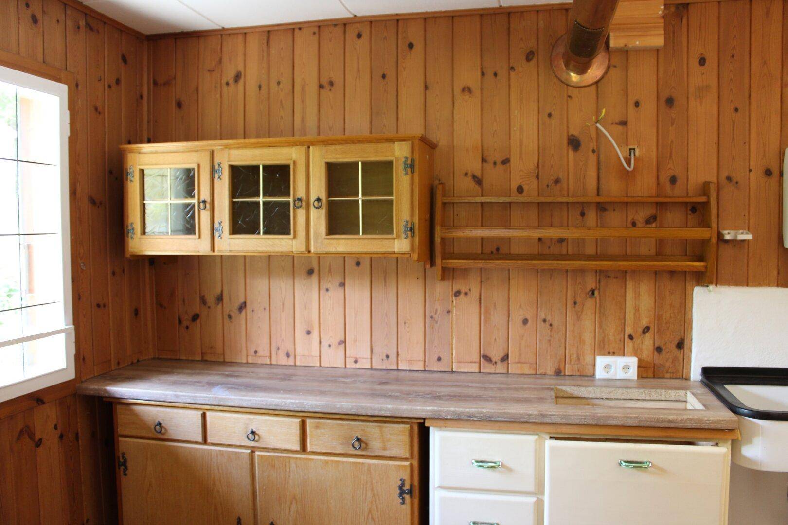 Küche "Haus am Wald" mit Kaminanschluss