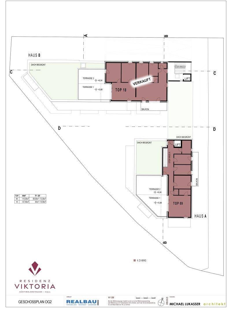 2-Zimmer-Wohnung, Top 07, 1.OG, Hall in Tirol – pohled 5