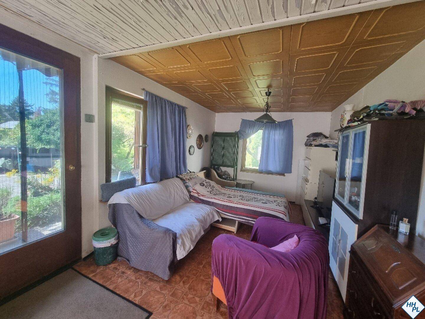 verbaute Veranda