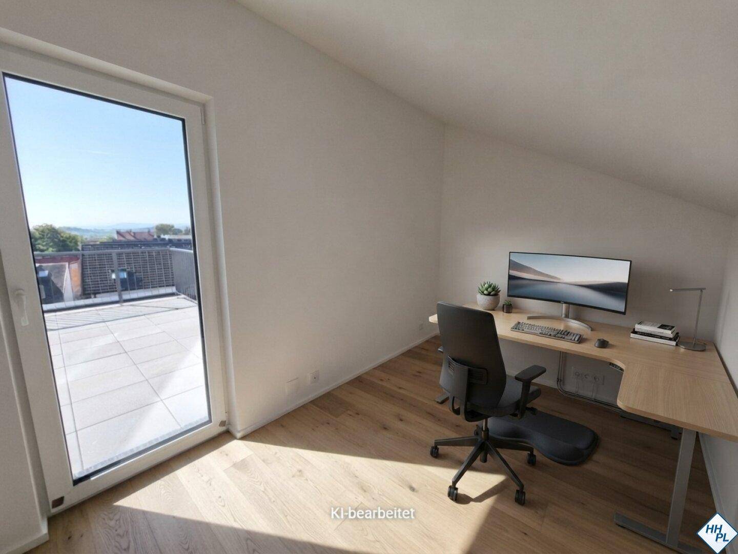 Dachgeschoß Büro