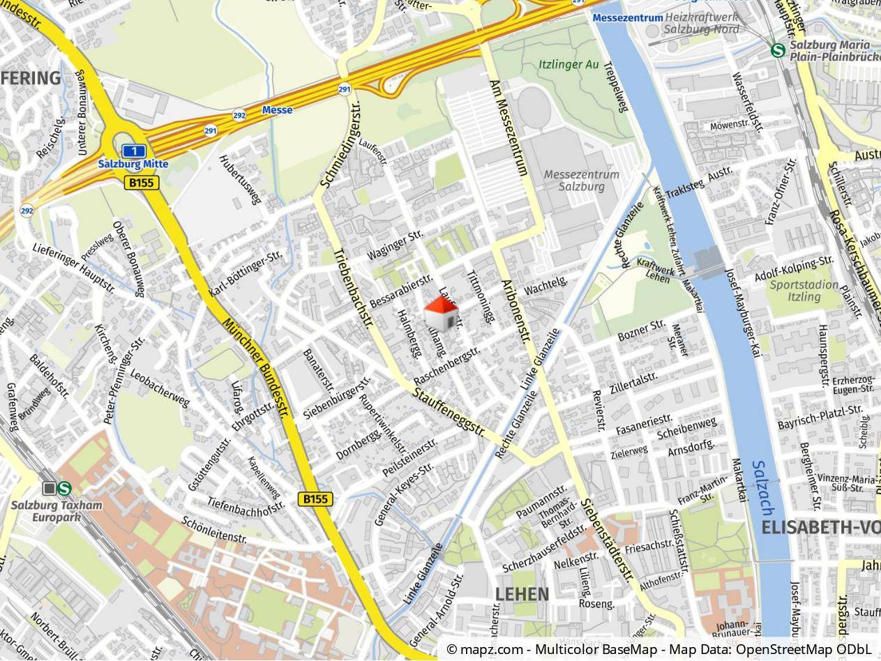 Geolyzer Kartenausschnitt