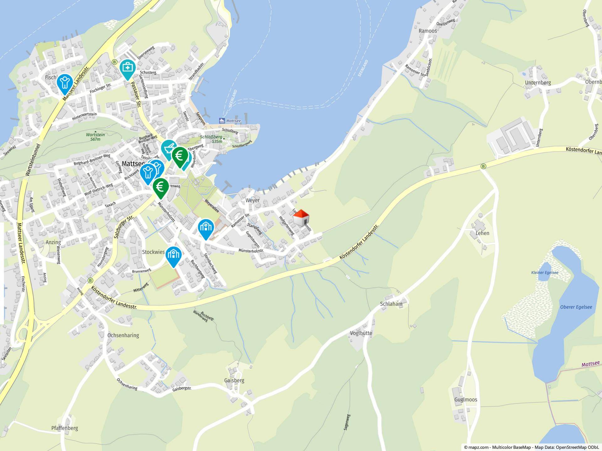 Geolyzer Kartenausschnitt