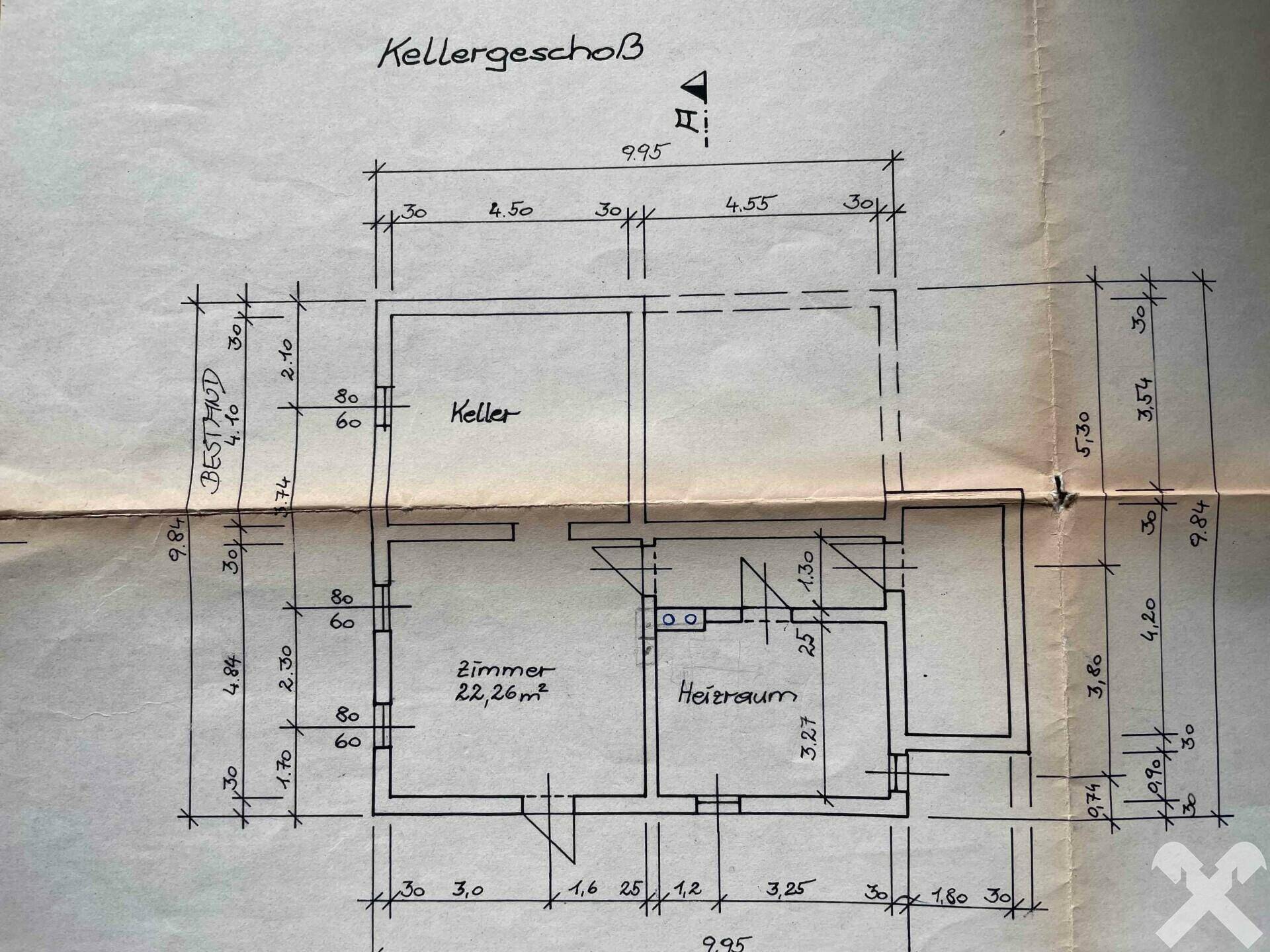 Grundriss Keller