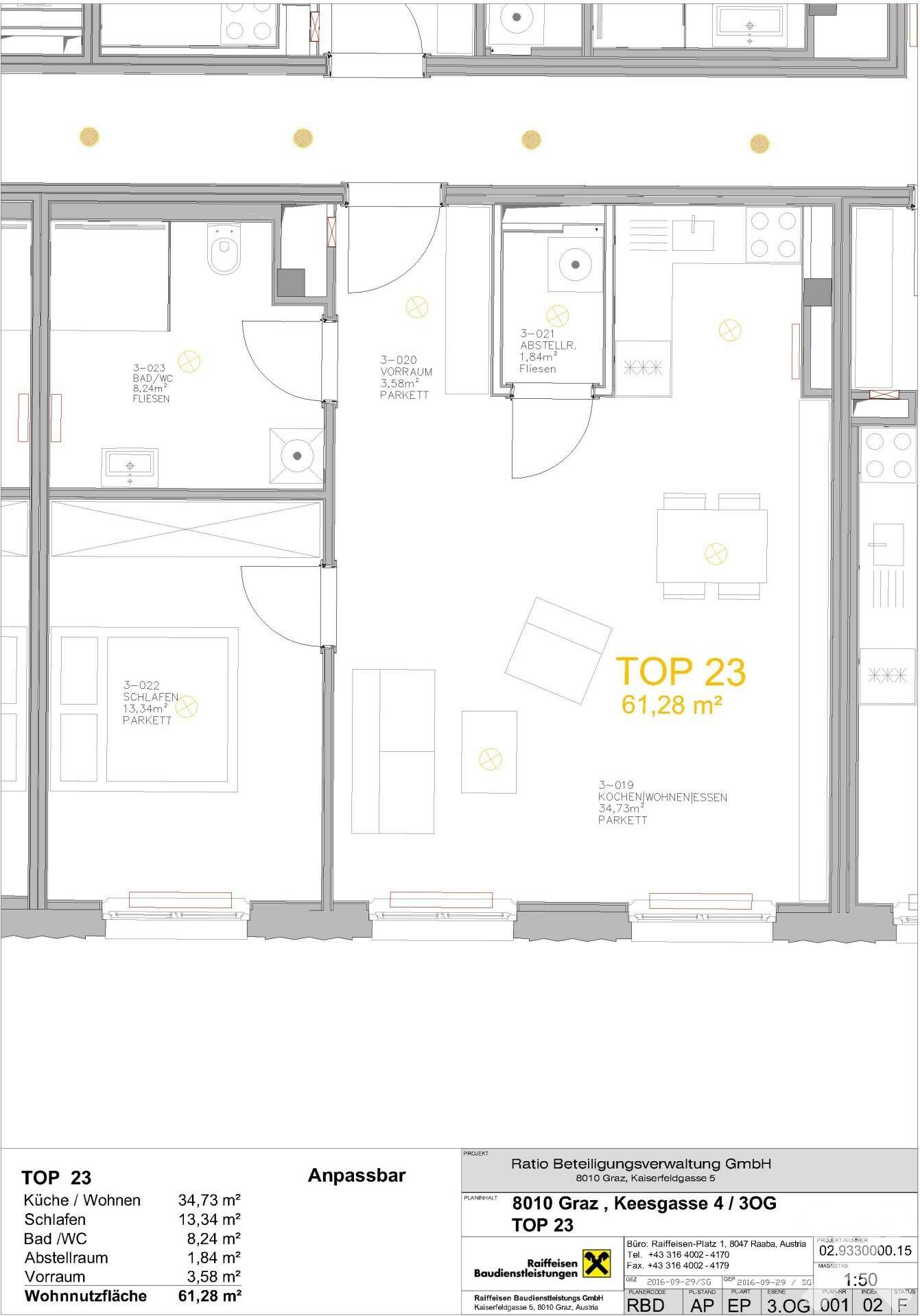 Grundriss Top 23