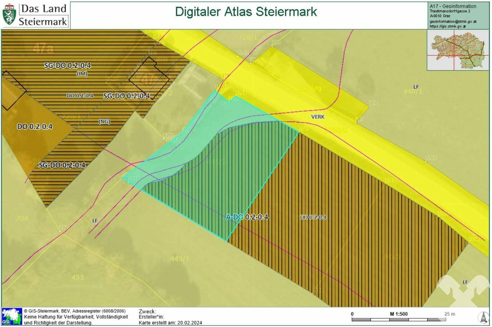 GIS-Flächenwidmung