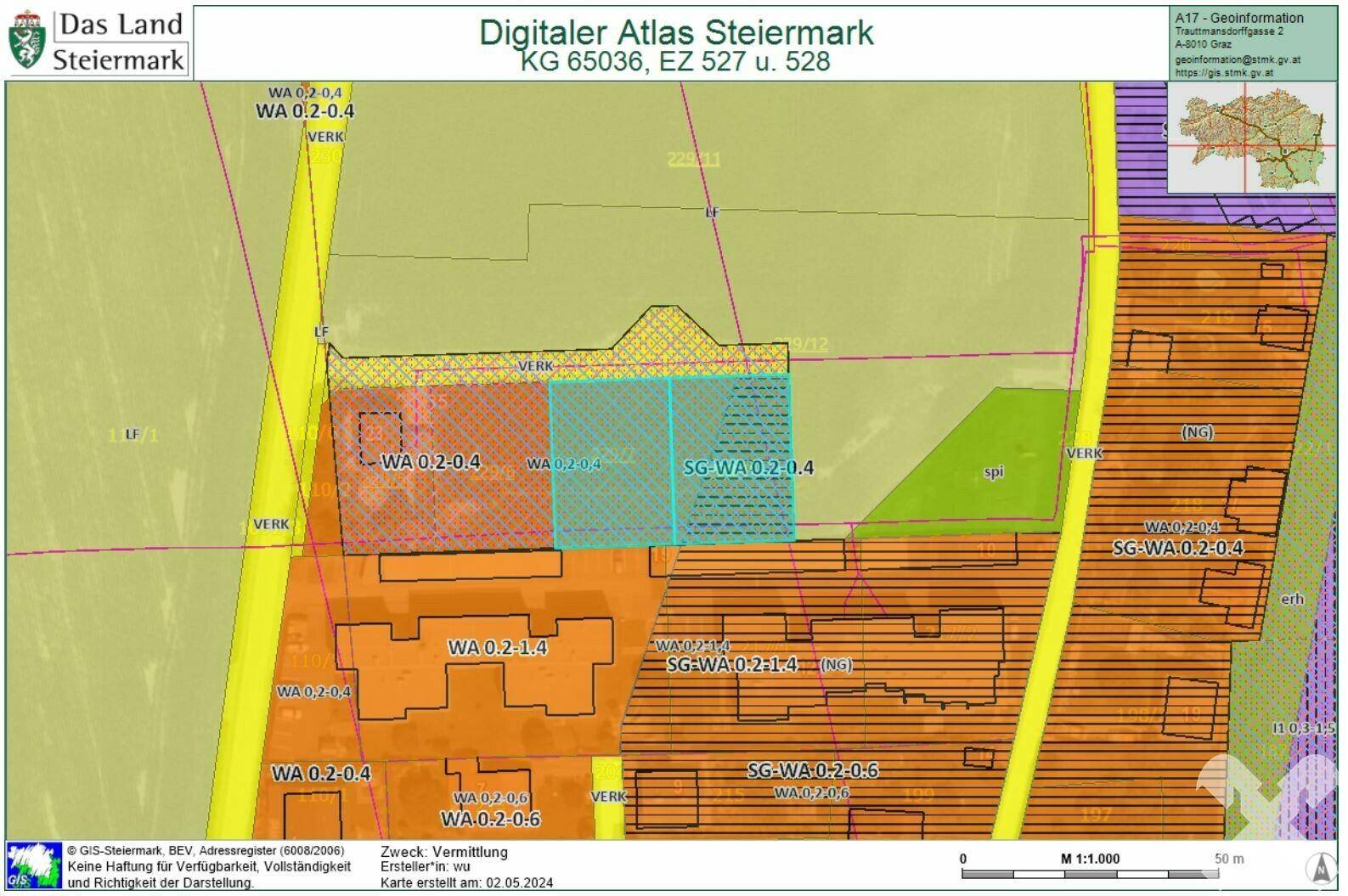 GIS-Flächenwidmung