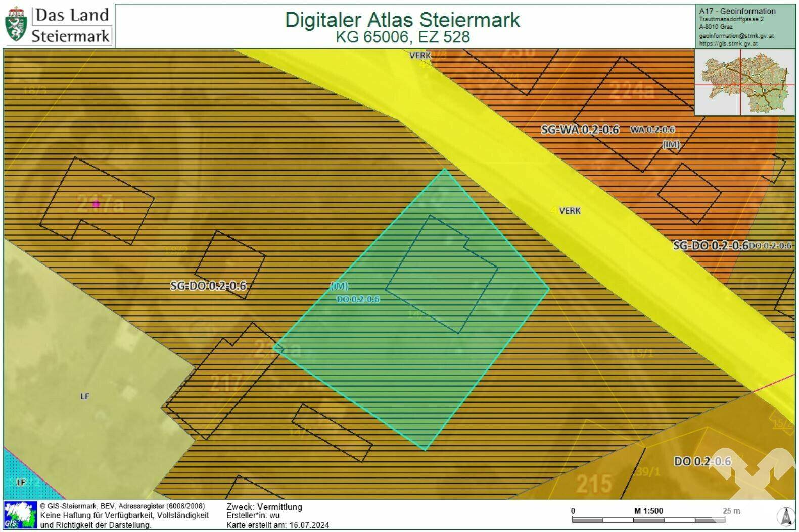 GIS-Flächenwidmung