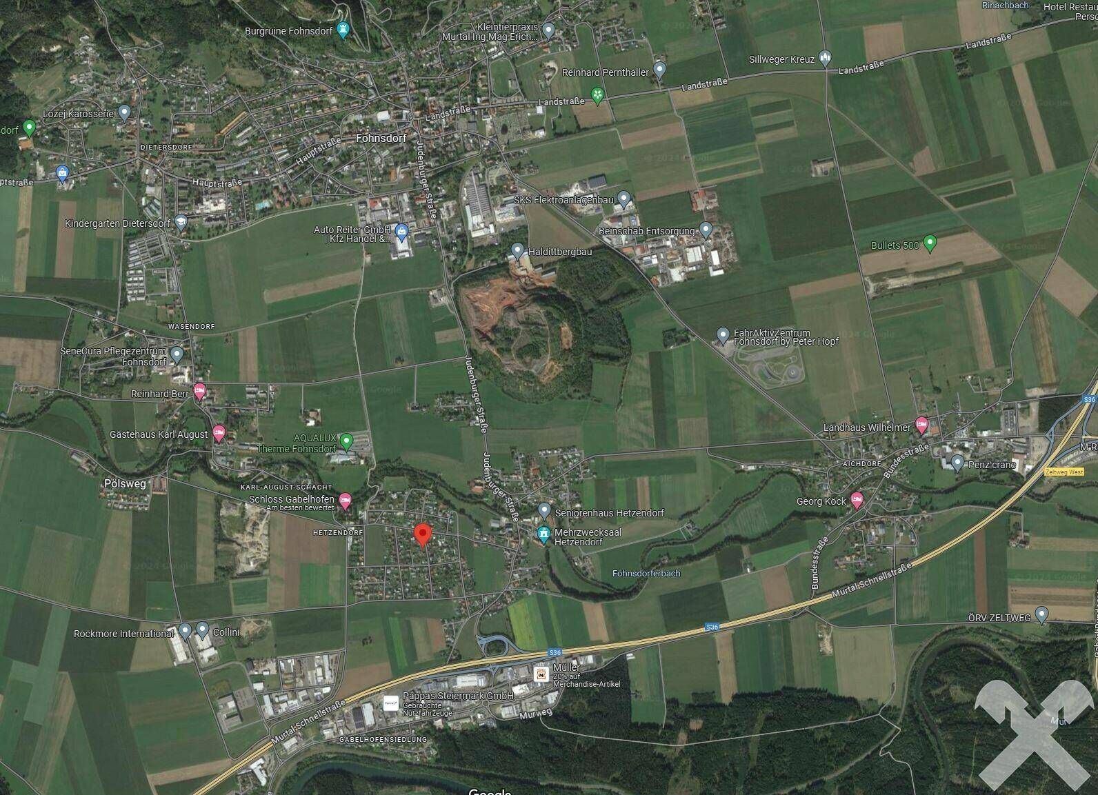 googlemaps-Luftbild