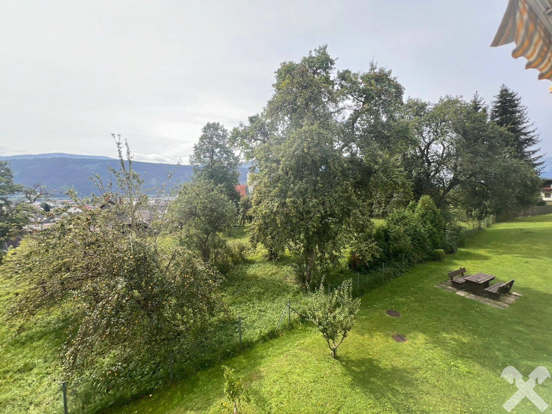 Ausblick vom Balkon