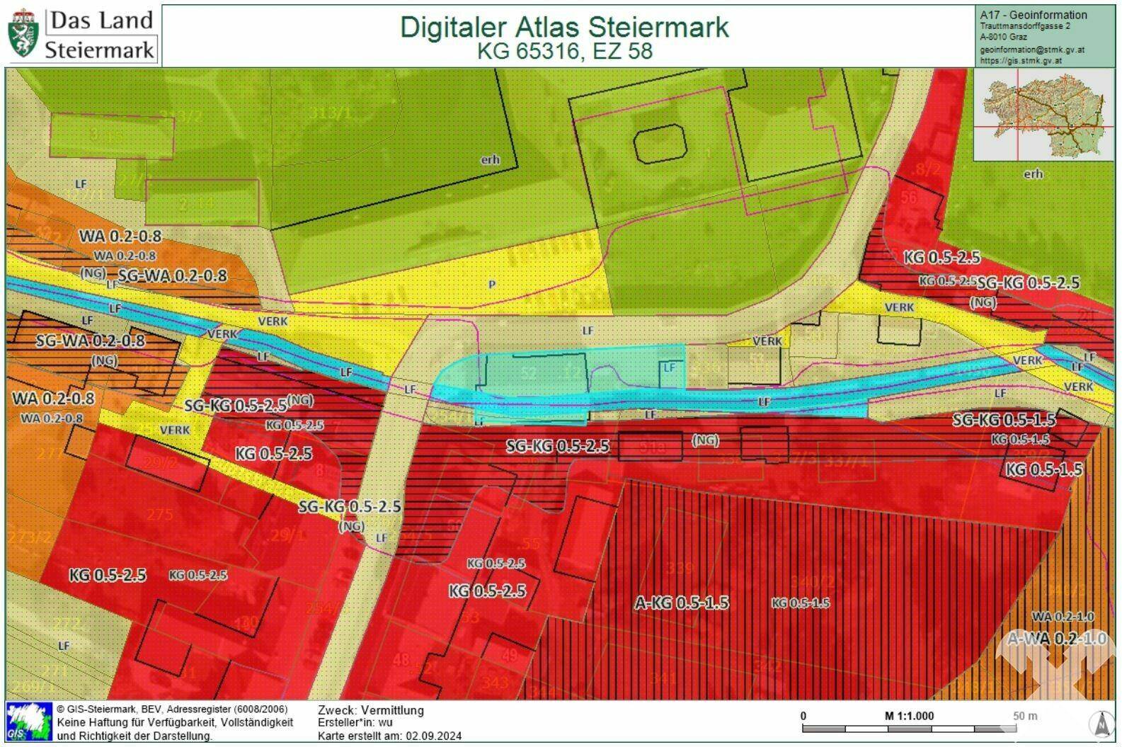 GIS-Flächenwidmung