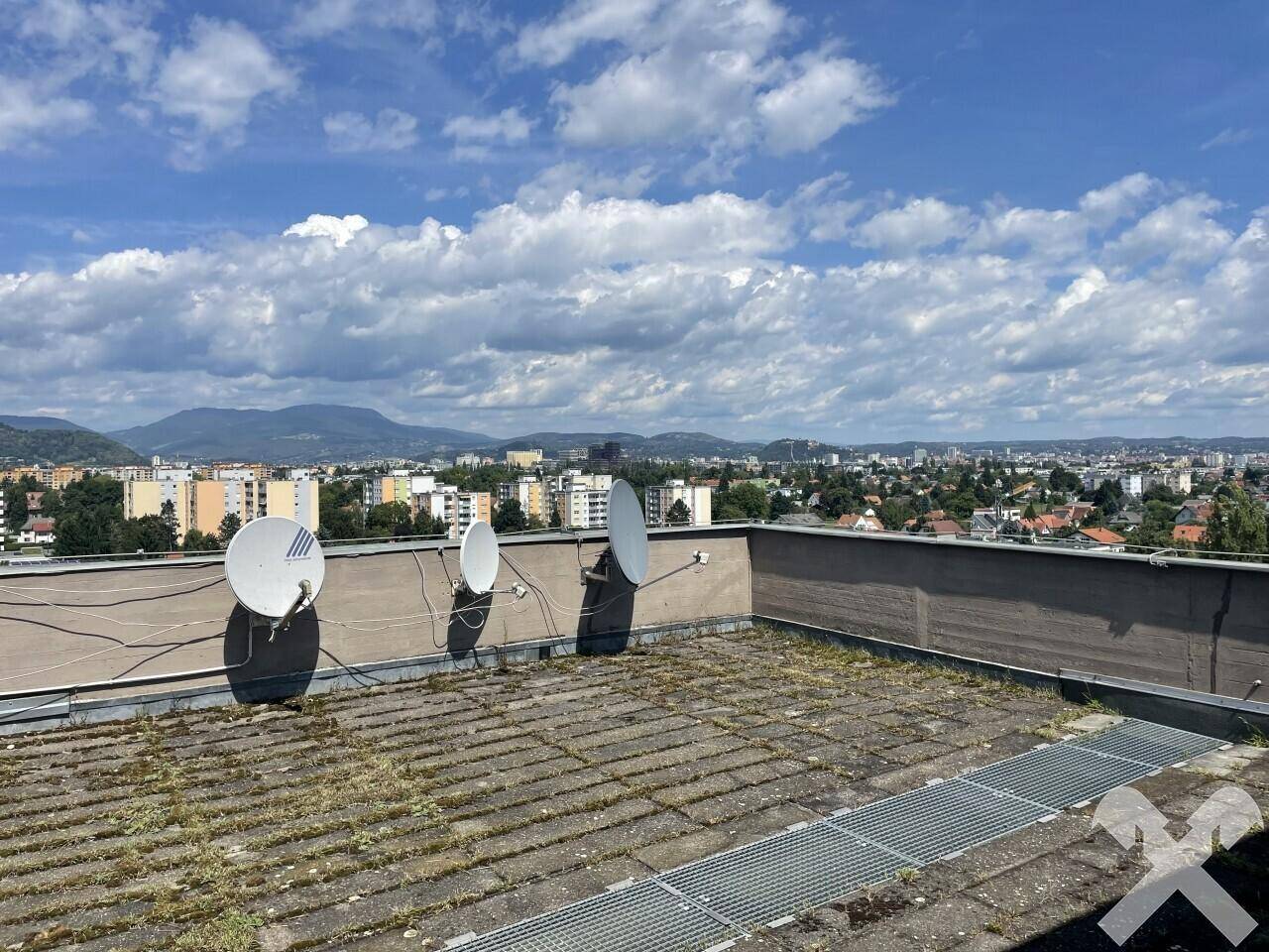 Blick von Dachterrasse