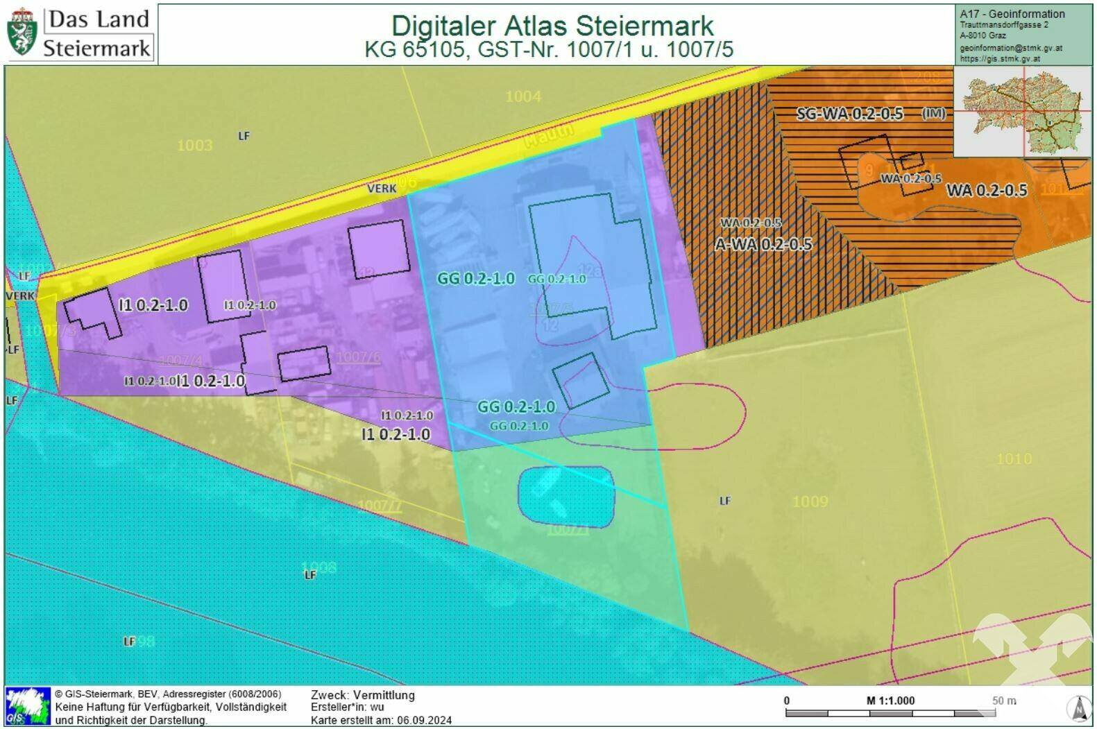 GIS-Flächenwidmung