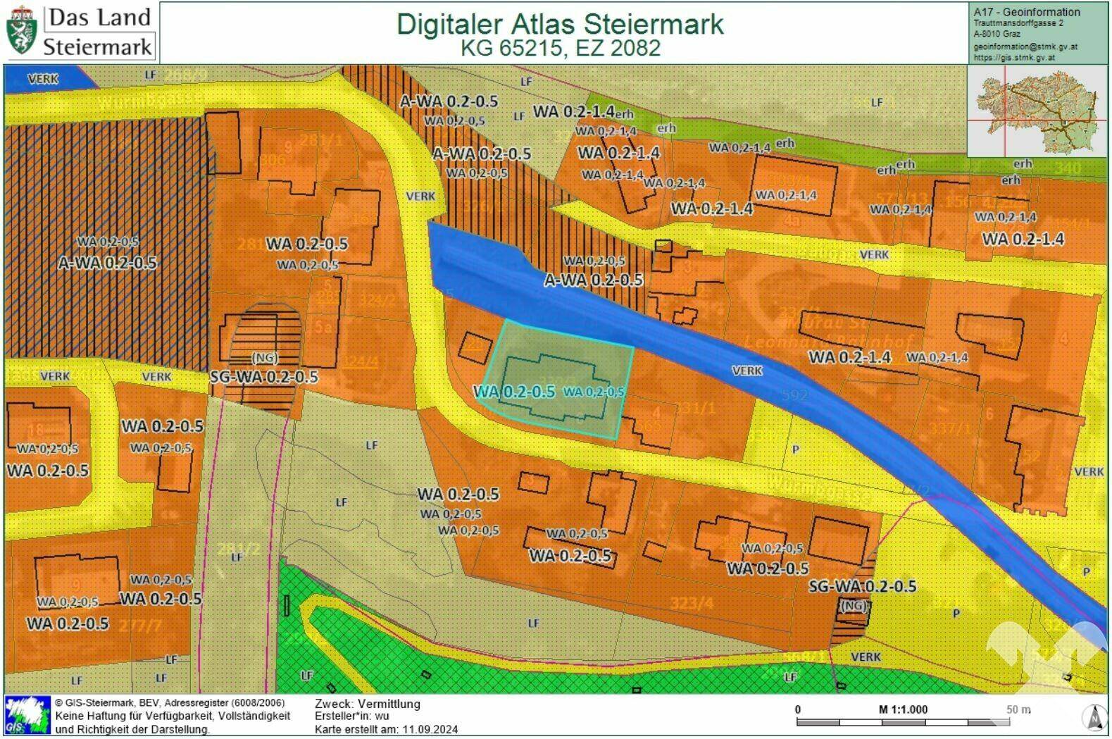 GIS-Flächenwidmung