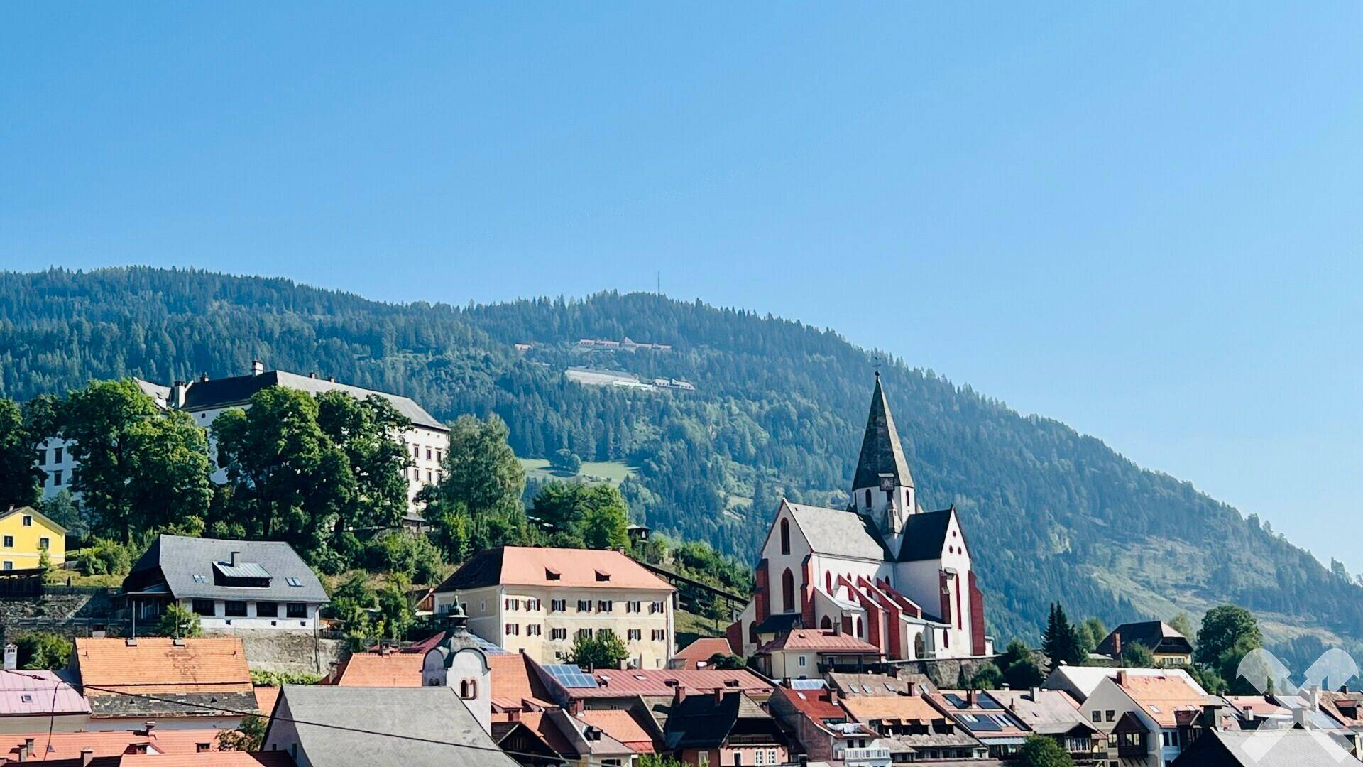 Aussicht Murau mit Stolzalpe