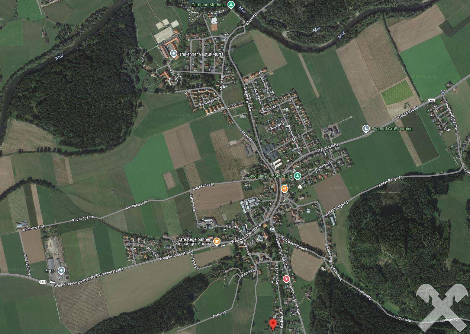 googlemaps-Luftbild