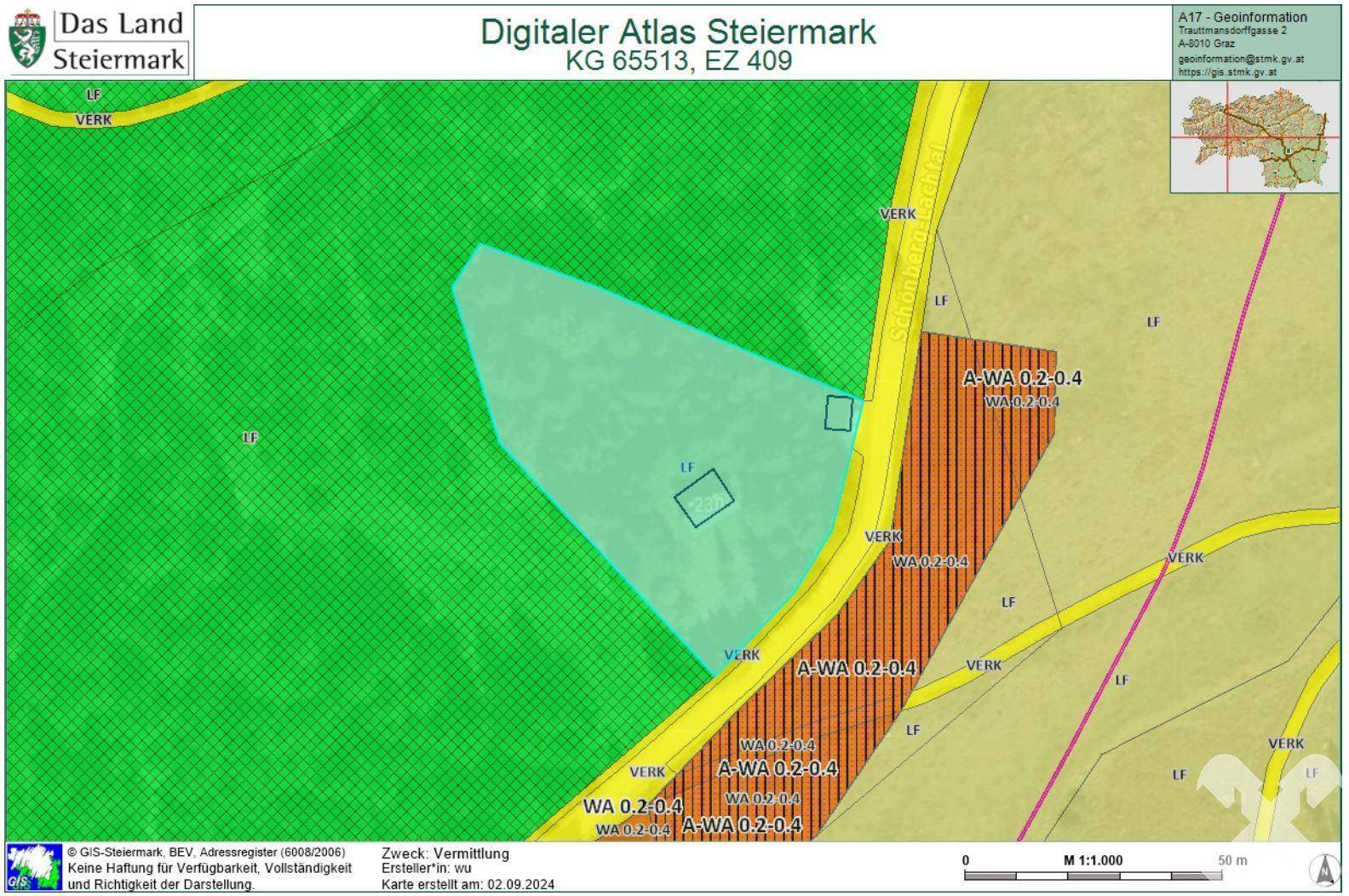 GIS-Flächenwidmung